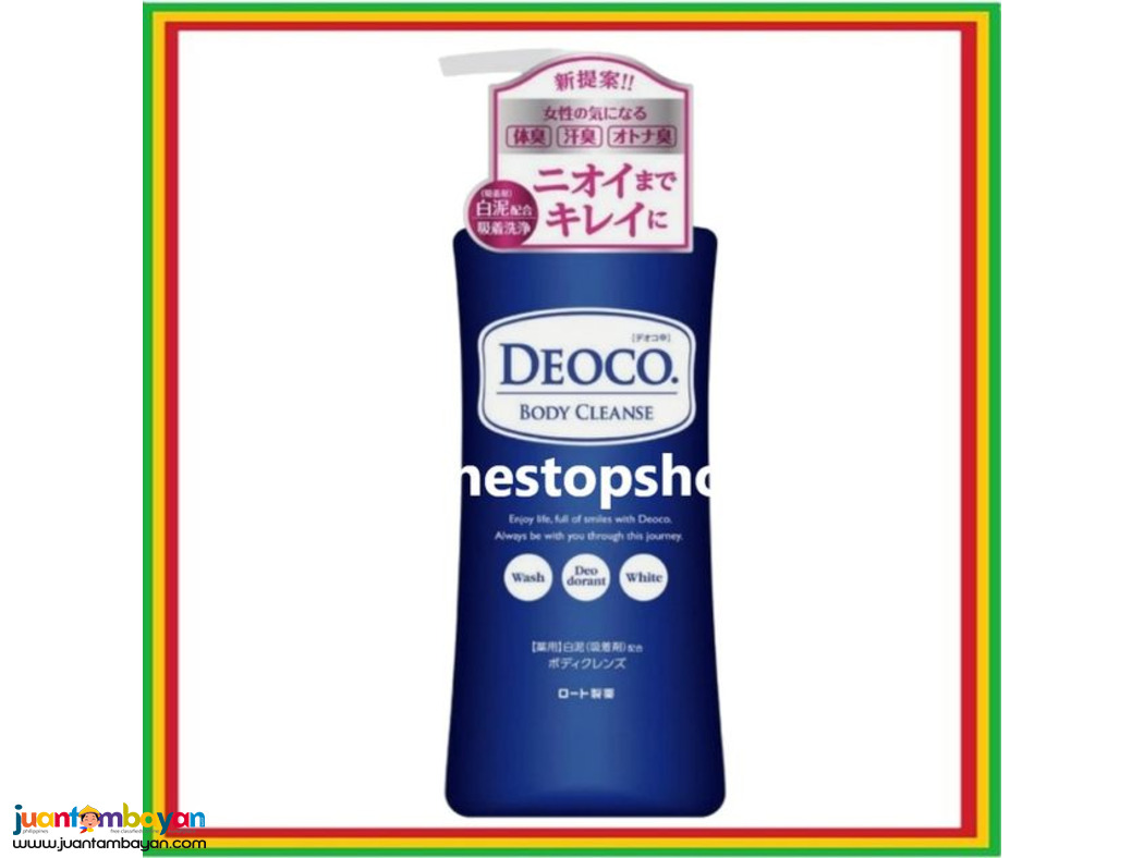 Rohto DEOCO Medicated Deodorizing Fragrant Body Wash, 380ml.