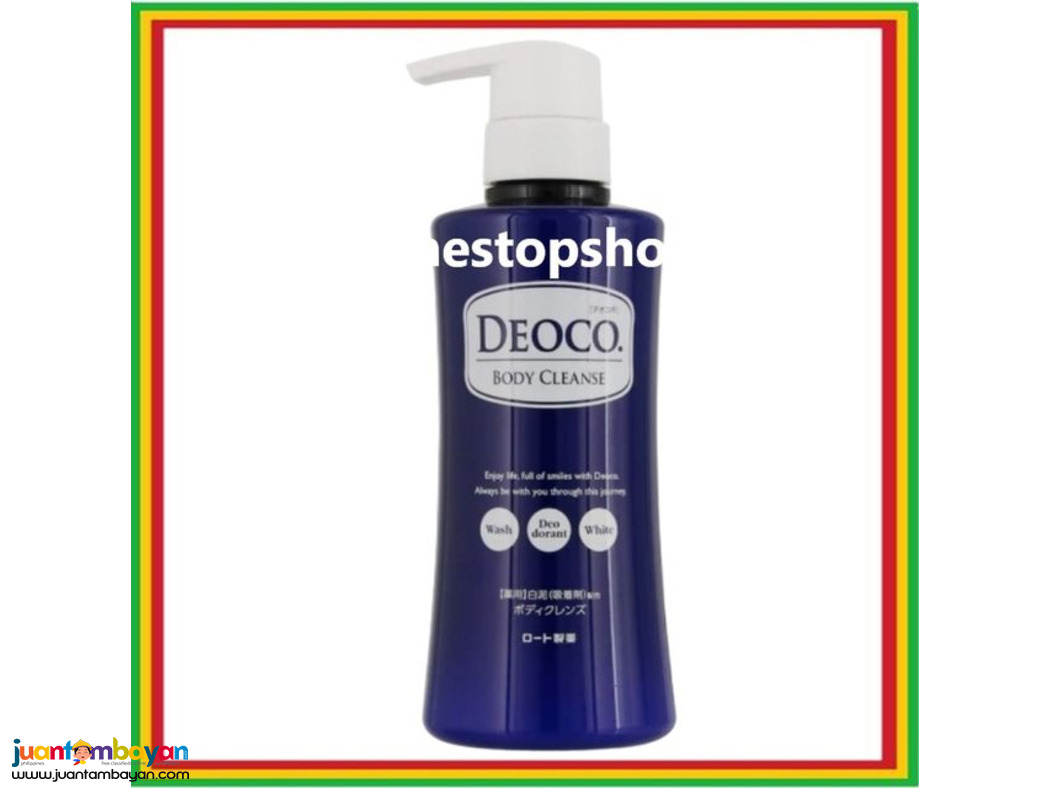 Rohto DEOCO Medicated Deodorizing Fragrant Body Wash, 380ml.