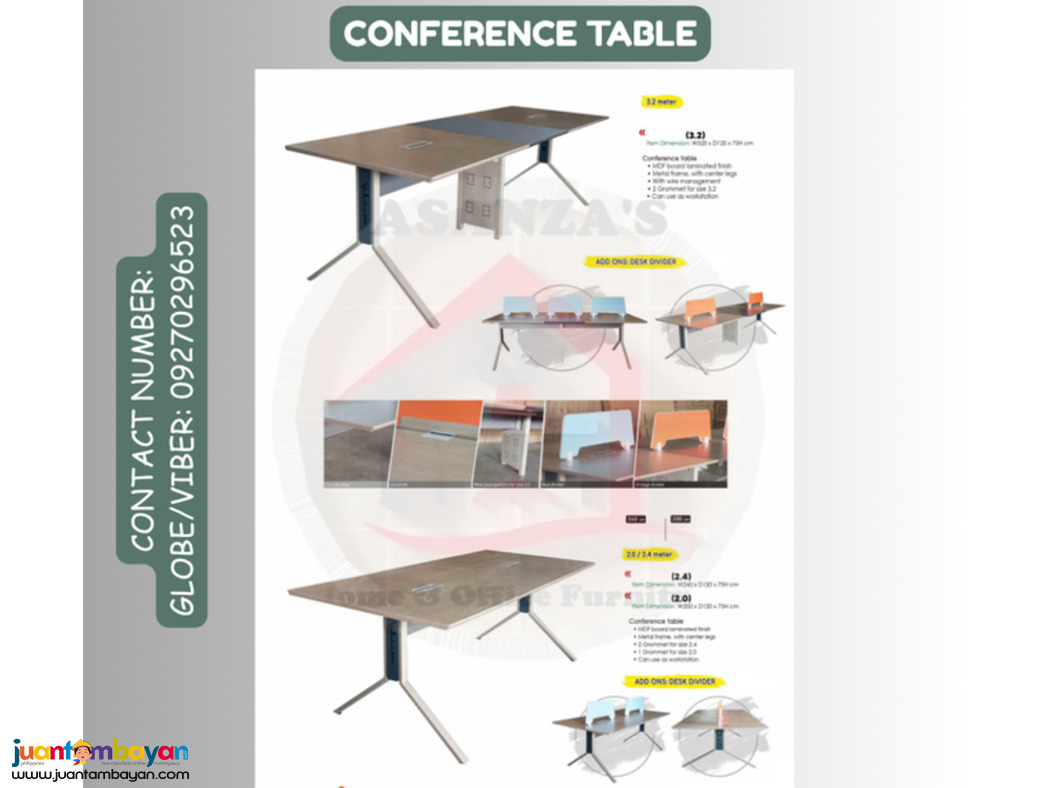 C O N F E R E N C E TABLE 