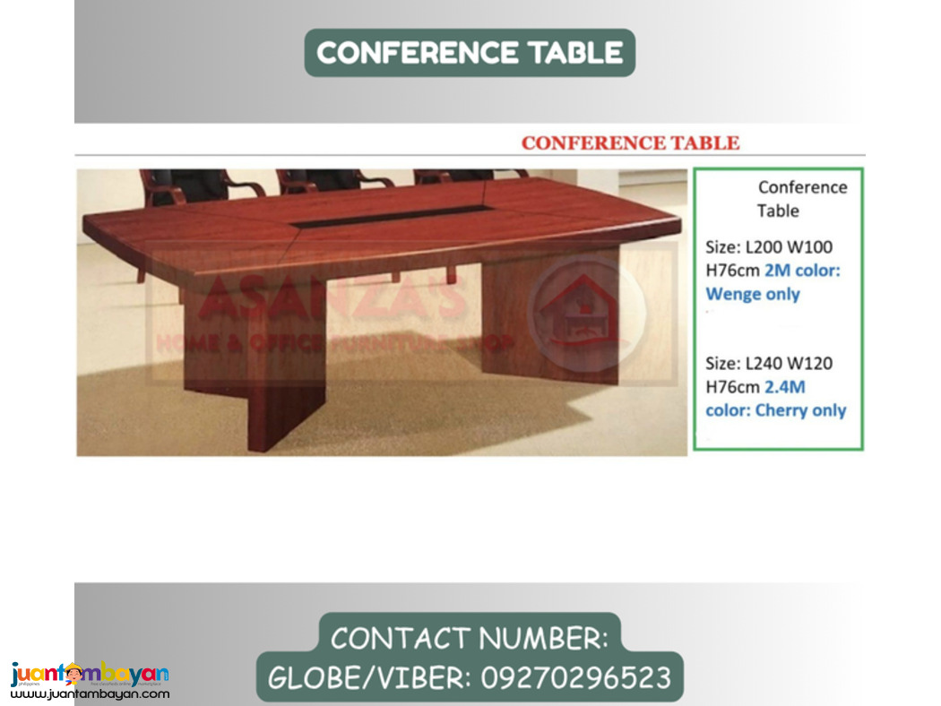 C O N F E R E N C E TABLE 