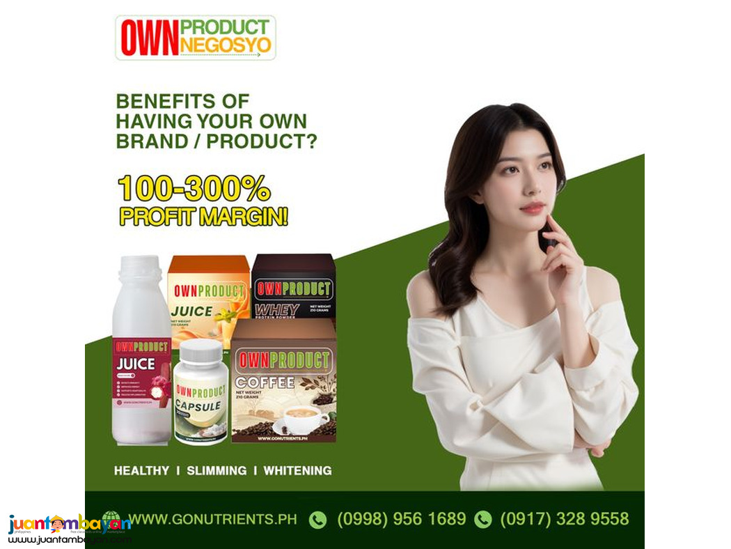 Launch Your Own Coffee, Juice, Capsule, or Protein!