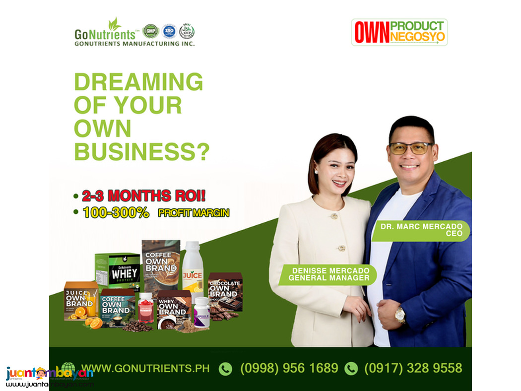 Turn Ideas Into Reality with Own Product Negosyo