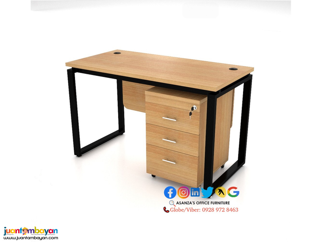 Customized Freestanding Table with Mobile Pedestal | Factory Sale