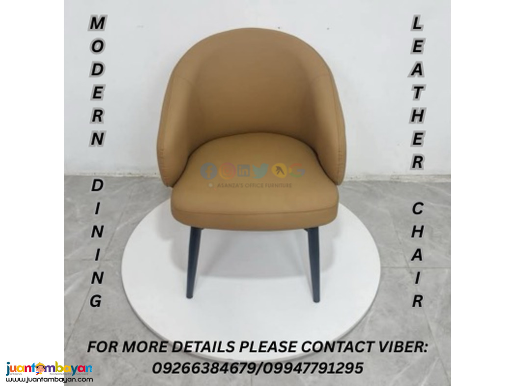 MODERN DINING LEATHER CHAIR
