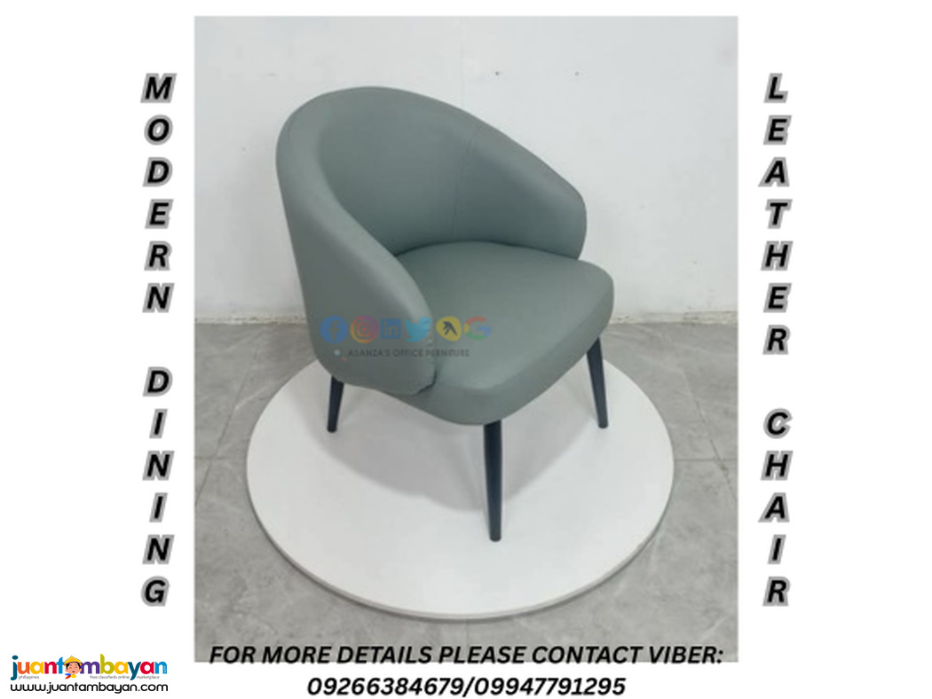 MODERN DINING LEATHER CHAIR