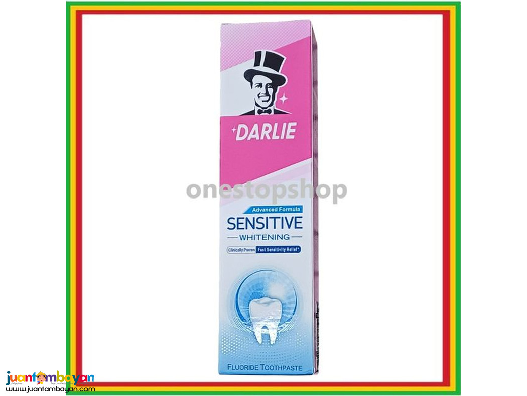 Darlie Advanced Formula Sensitive Whitening Toothpaste 120g 黑人 抗敏感亮白牙膏