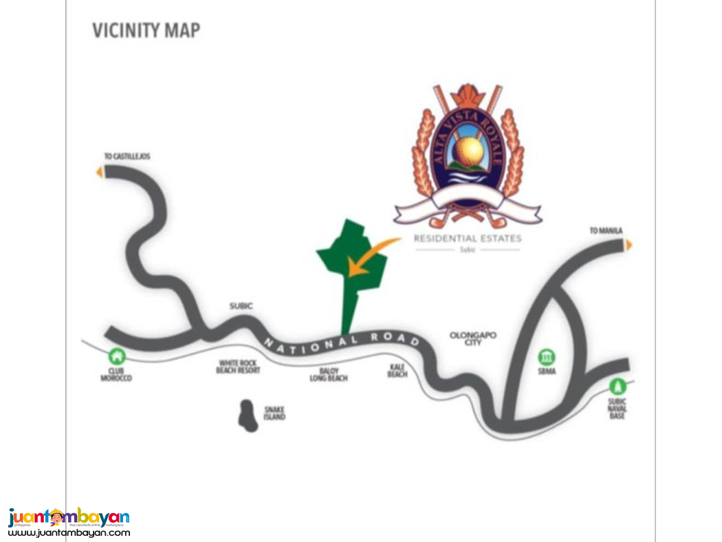 Lot for sale in Subic  zambales- Alta Vista 