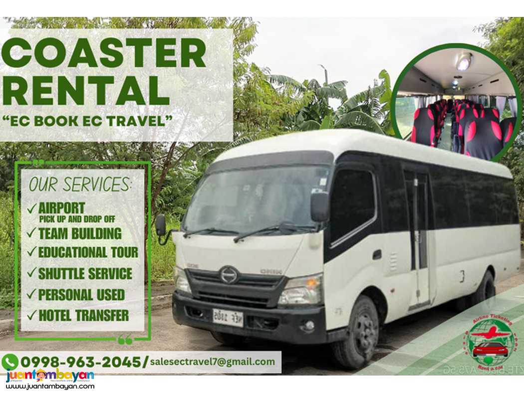 Hino Coaster for rent!