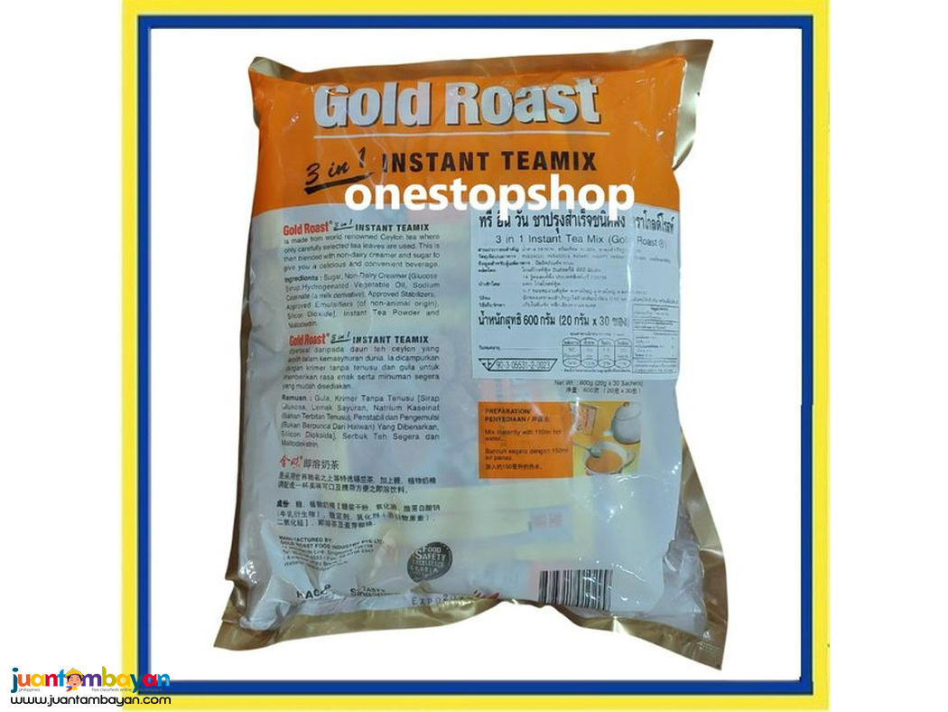 Gold Roast 3in1 Instant Tea Teamix 30 x20g
