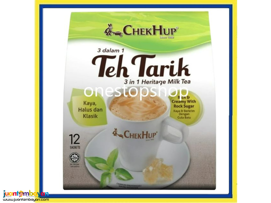 Chek Hup Teh Tarik 3in1 Heritage Milk Tea  12 x40g