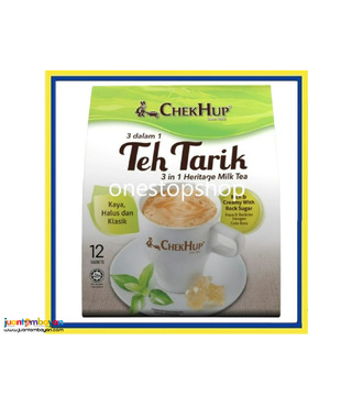 Chek Hup Teh Tarik 3in1 Heritage Milk Tea  12 x40g