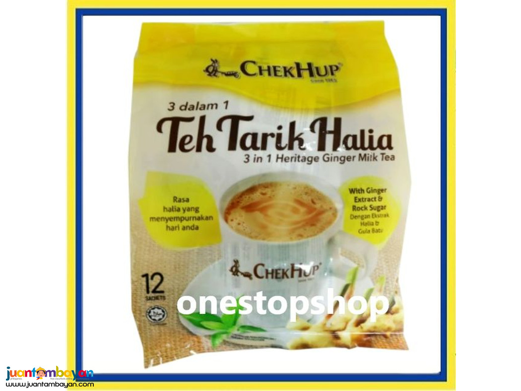 Chek Hup Teh Tarik 3in1 Heritage Milk Tea  12 x40g