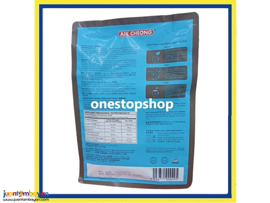 AIK Cheong Cappuccino 12 x 25g