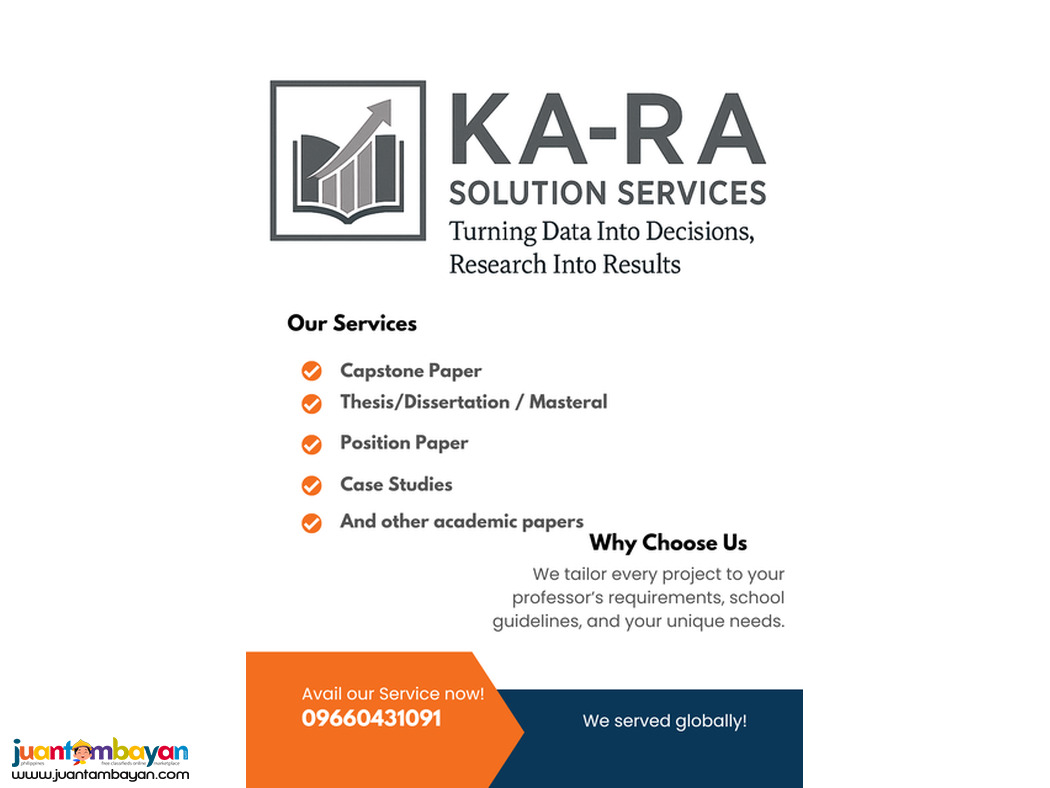 End-to-End Thesis and Capstone Research Support 