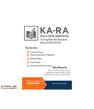 End-to-End Thesis and Capstone Research Support 