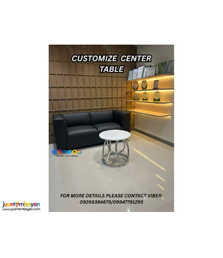 CUSTOMIZE CENTER TABLE