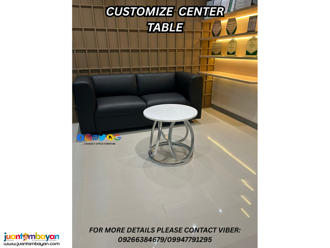 CUSTOMIZE CENTER TABLE