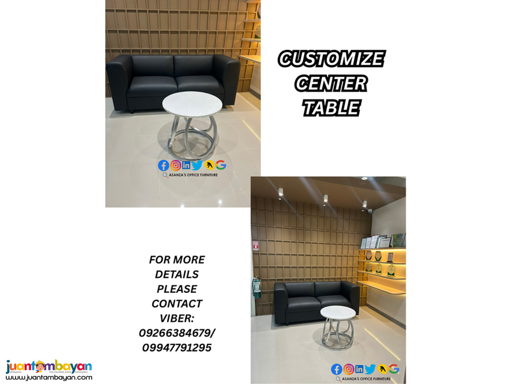 CUSTOMIZE CENTER TABLE
