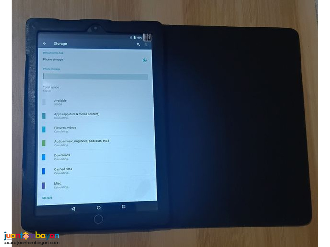 PC TABLET ANDROID TABLET AND CHARGER AND FREE SCREEN PROTECTOR 510gb