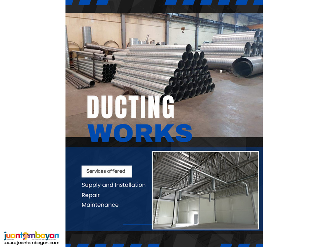 DUCTING WORKS // Supply and Installation 