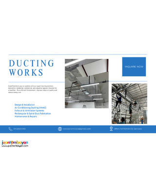Ducting Works Supply and installation