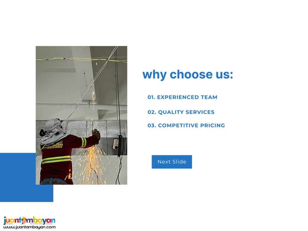 Ducting Works Supply and installation