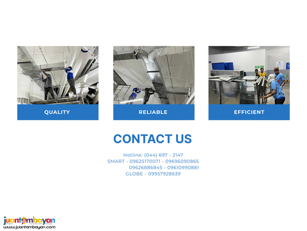 Ducting Works Supply and installation