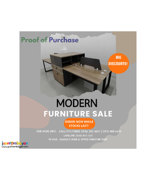 2-Seater Workstation | Laminated Finish | Factory Sale