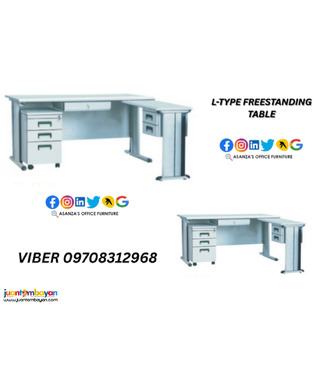 FREESTANDING EXECUTIVE L-TYPE TABLE