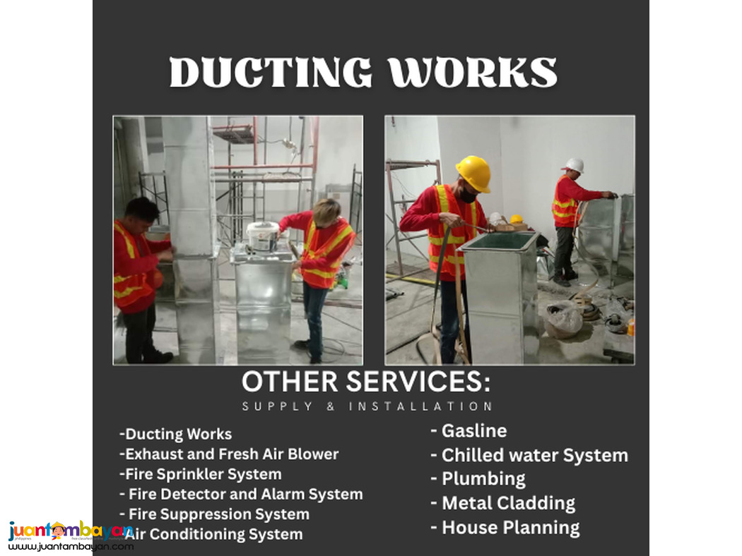 Professional Ducting Works & Installation Services