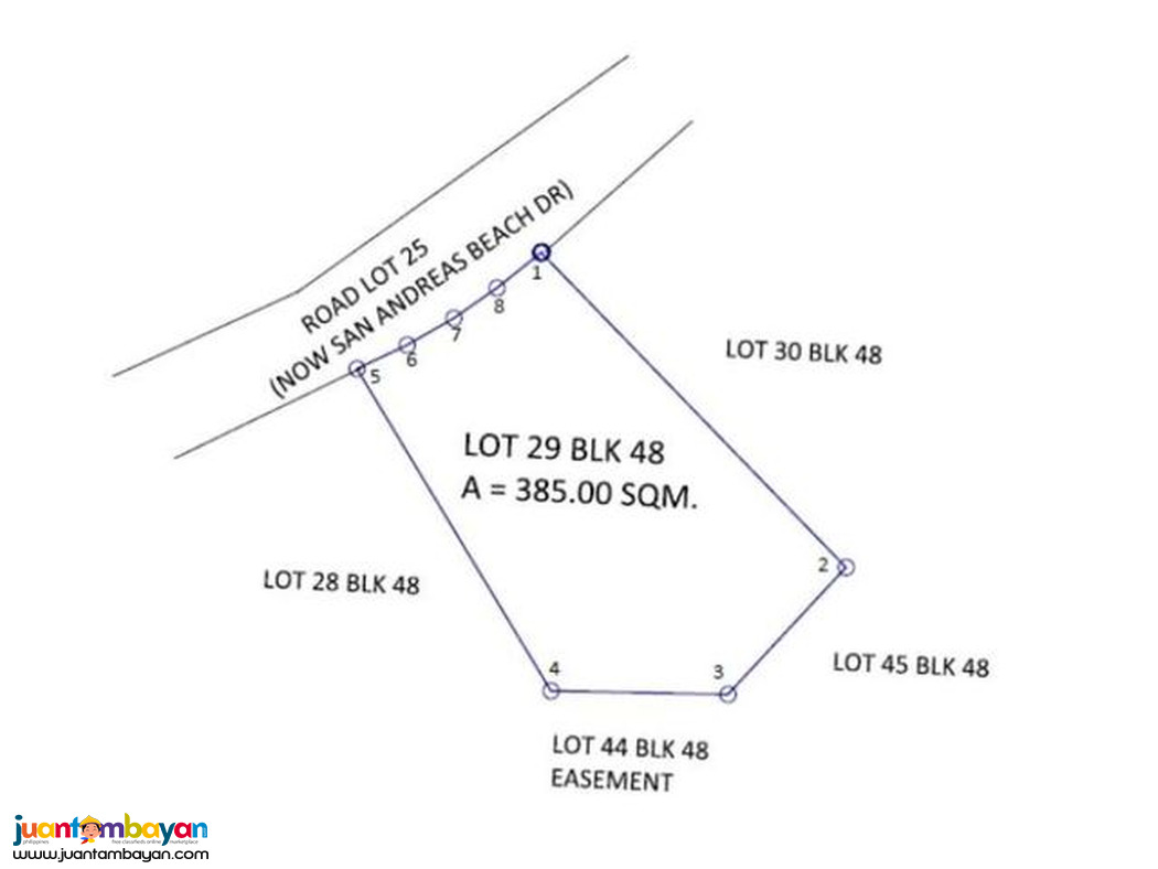 LOT FOR SALE IN PLAYA CALATAGAN PH 3 STA. ANA, CALATAGAN, BATANGAS