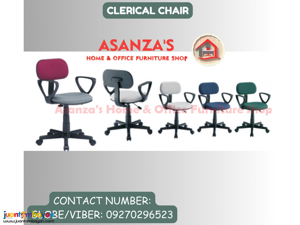 CLERICAL FABRIC OFFICE CHAIR 