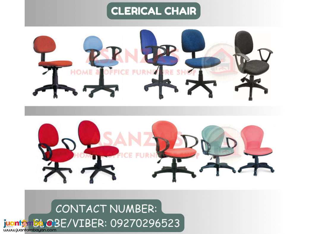 CLERICAL FABRIC OFFICE CHAIR 