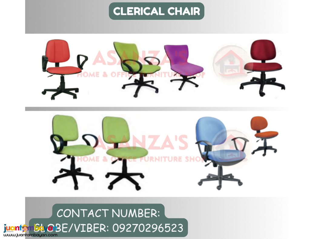 CLERICAL FABRIC OFFICE CHAIR 