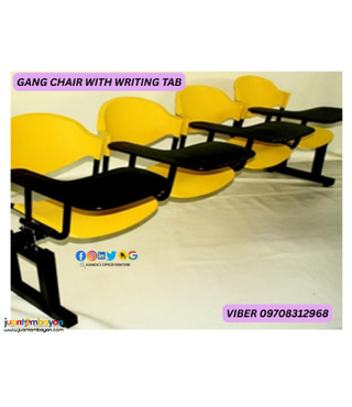 PLASTIC GANG CHAIR WITH TAB