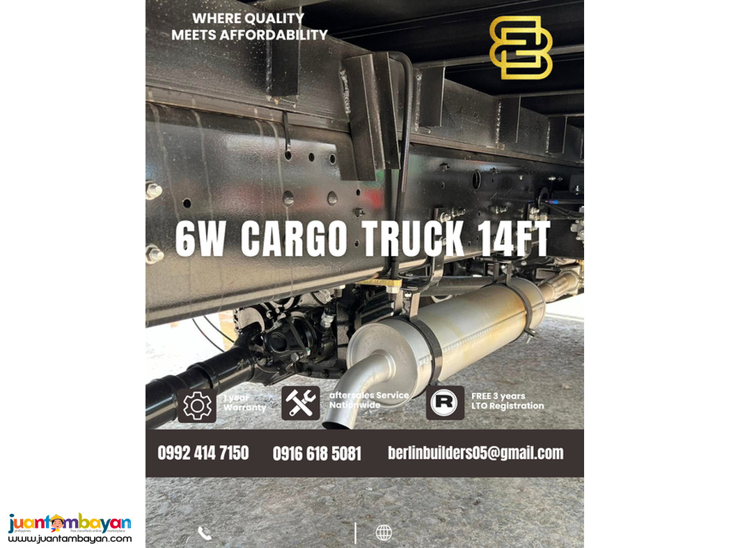 6-wheeler Drop Side Cargo Truck 14ft Sinotruk 