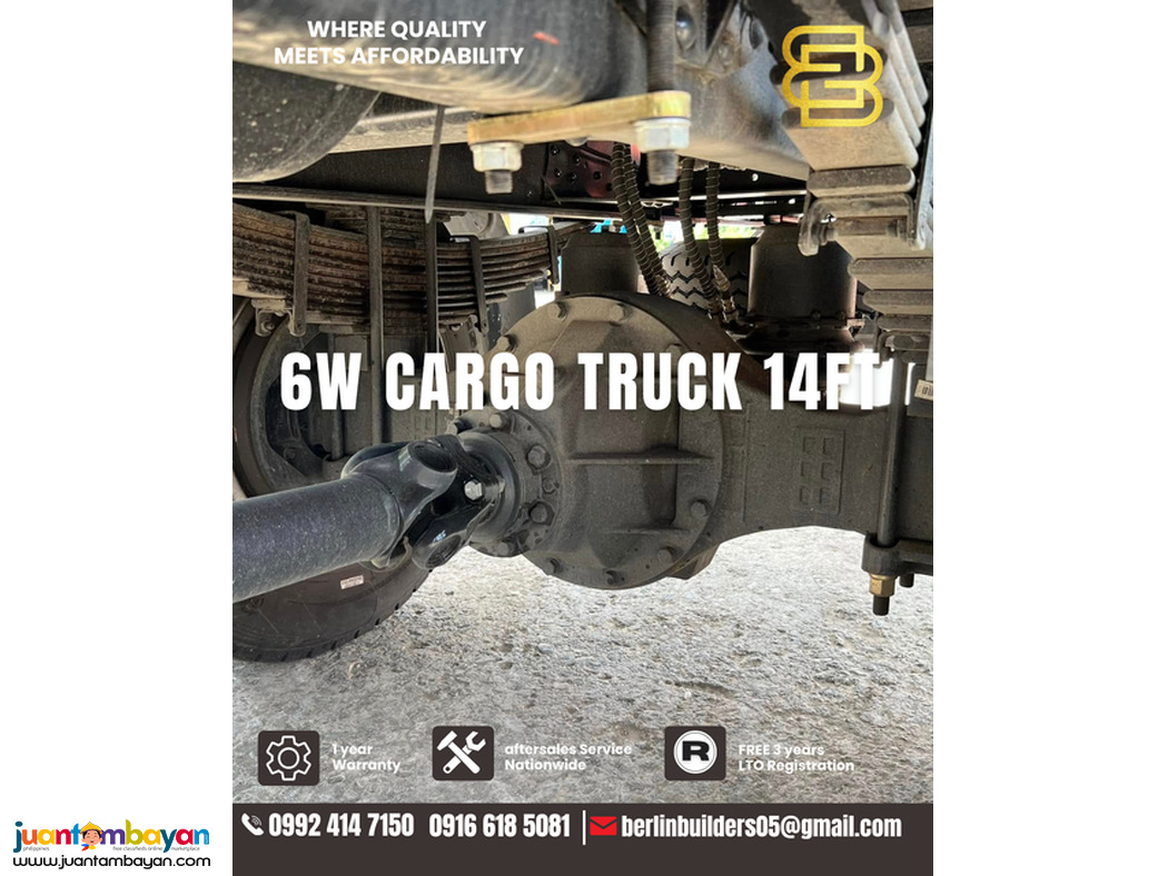 6-wheeler Drop Side Cargo Truck 14ft Sinotruk 