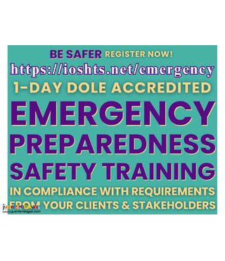 Emergency Preparedness Safety Training Online DOLE Accredited