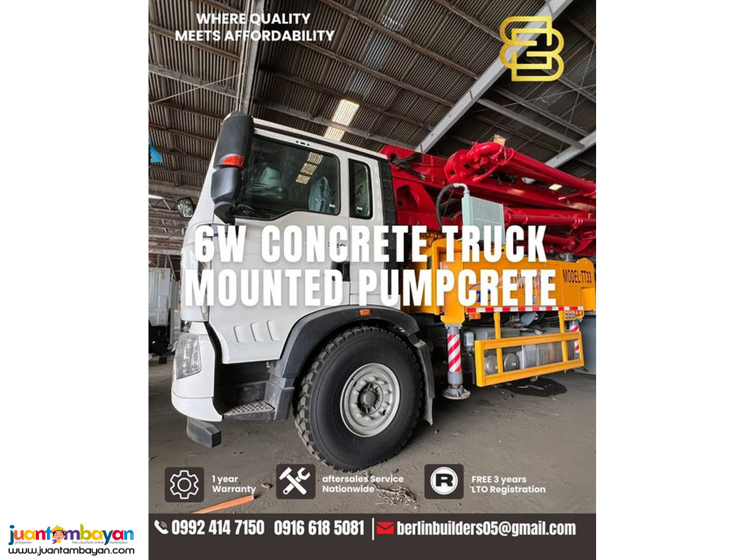 CONCRETE PUMPCRETE MIXER TRUCK SINOTRUK HOWO