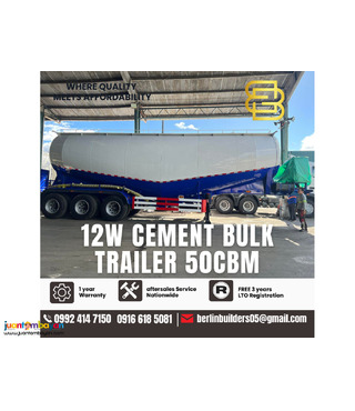 12 WHEELER CEMENT TANK TRAILER 50CBM