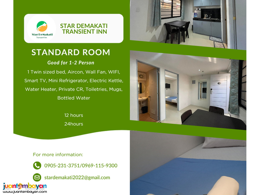 Open 24 hours. Check in anytime. No standard check in time