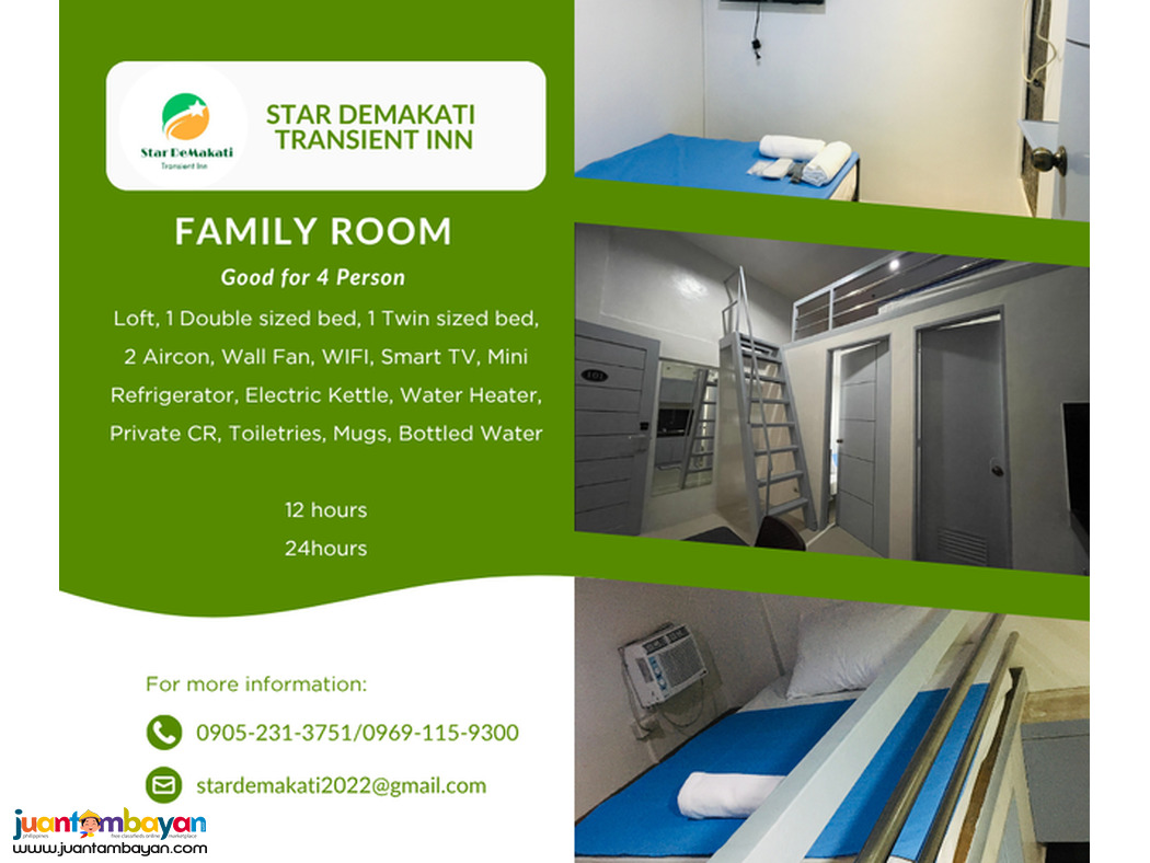 Open 24 hours. Check in anytime. No standard check in time