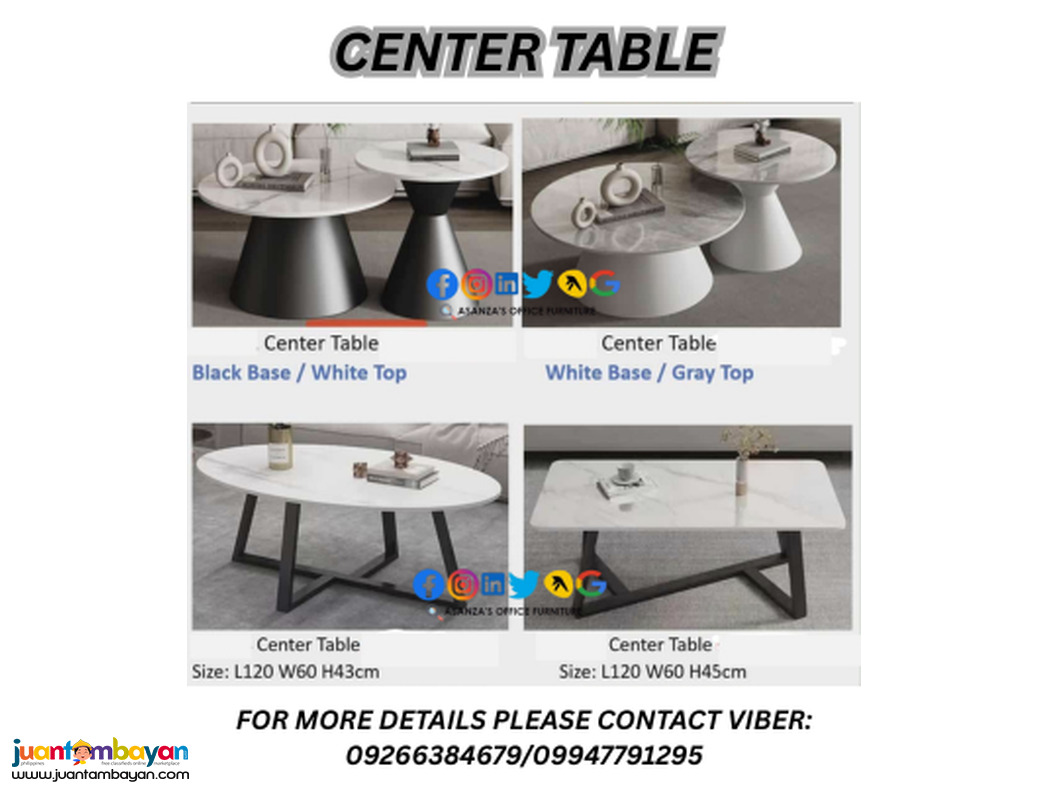 NEW CENTER TABLE