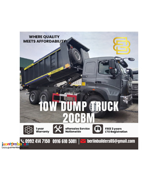 10 wheeler dumptruck 20cbm sinotruk howo  NX