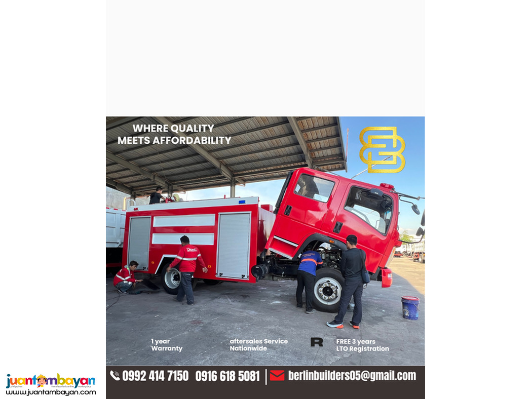 6- wheeler fire truck rescue truck 5kl sinotruk brand new