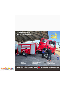 6- wheeler fire truck rescue truck 5kl sinotruk brand new