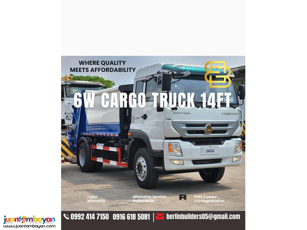 6 wheeler garbage compactor Truck brand new