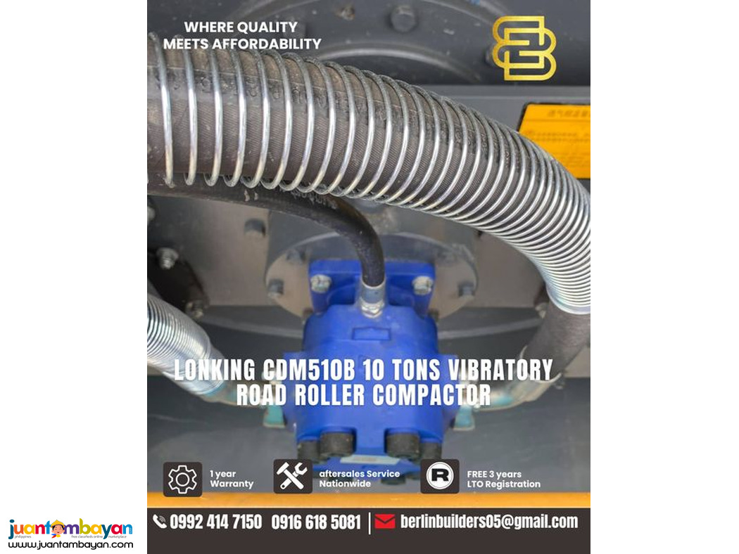 Lonking CDM510b 10 tons Road Roller Compactor Brand New