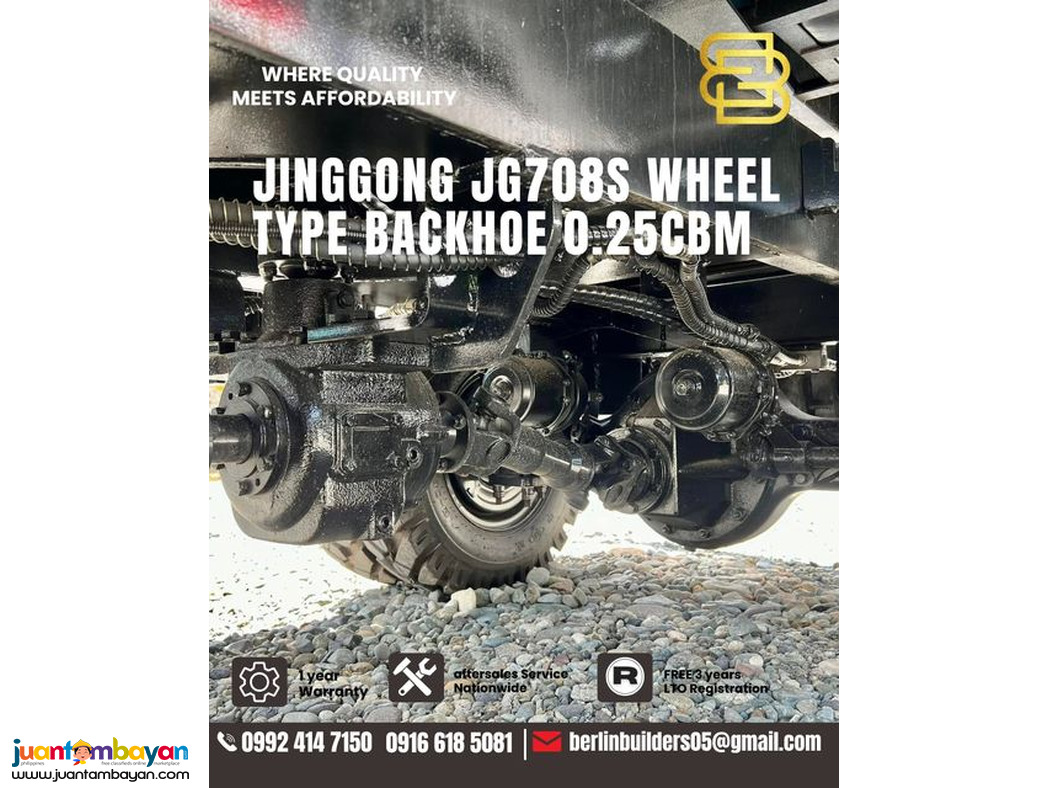JG708S Jinggong Excavator 0.25 cubic wheel type