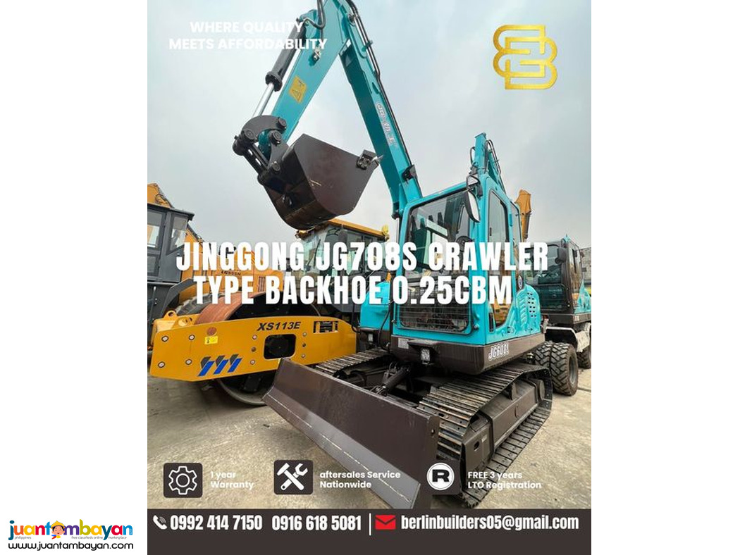 JG608L Jinggong Backhoe Excavator Crawler Type 0.25cbm